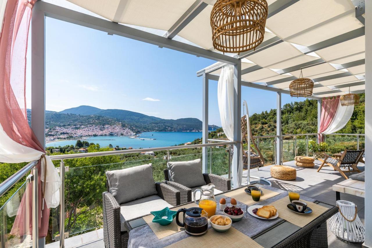 Ninemia Villa In Skopelos Exterior foto